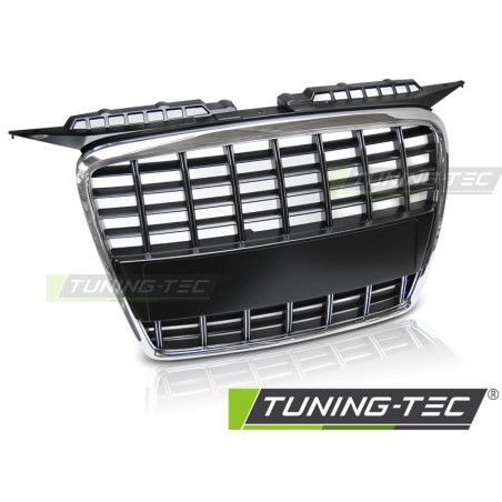 Griglia Frontale Cromato Nero per Audi A3 2005-2008 (Cod. TT-GRAU59)