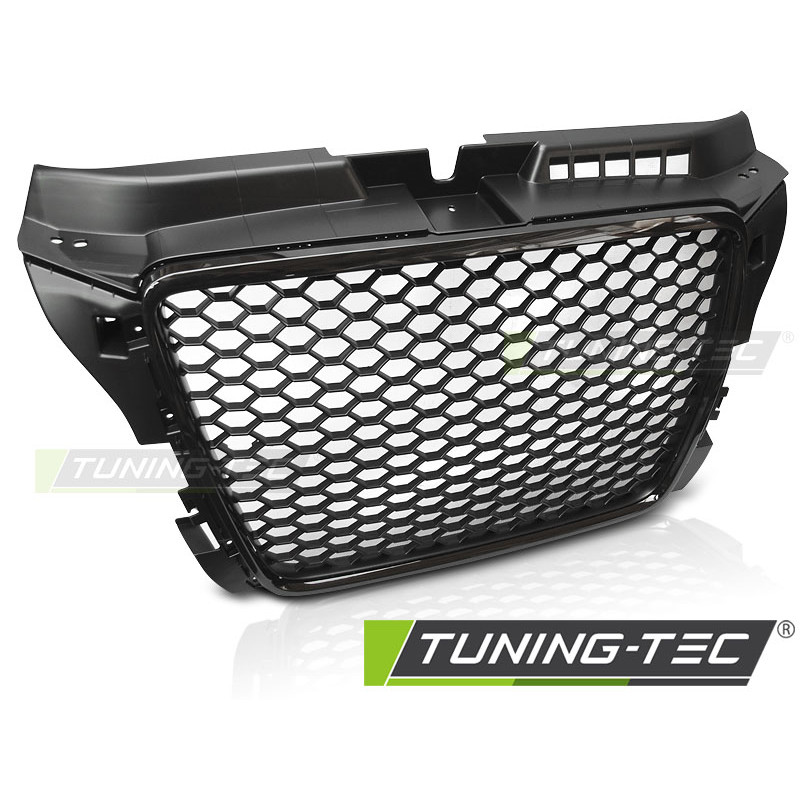 Griglia Frontale Nero Lucido Nero per Audi A3 2008-2012 (Cod. TT-GRAU67)