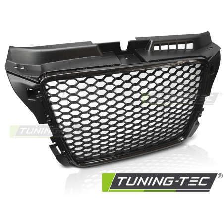 Griglia Frontale Nero Lucido Nero per Audi A3 2008-2012 (Cod. TT-GRAU67)
