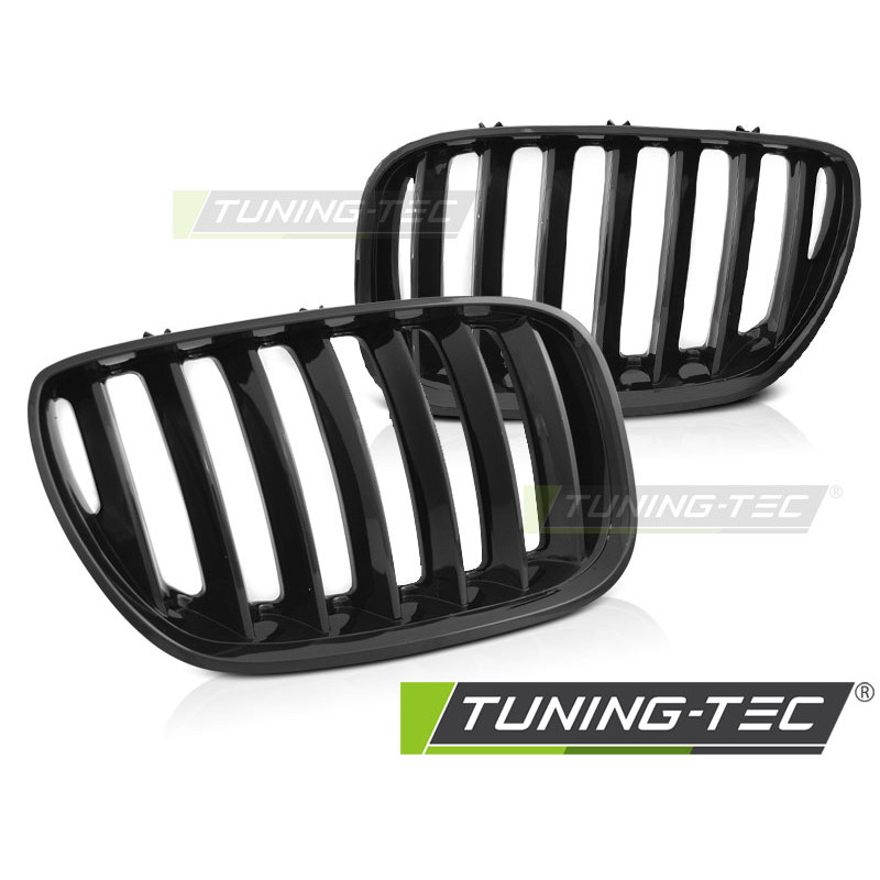 Griglia Frontale Nero Lucido Nero per BMW X5 E53 Lci 2004-2006 (Cod. TT-GRBMB8)