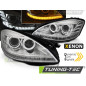 Fari Anteriori Luci Diurne Cromato per Mercedes-Benz W221 2005-2009 (Cod. TT-LPMEC5)