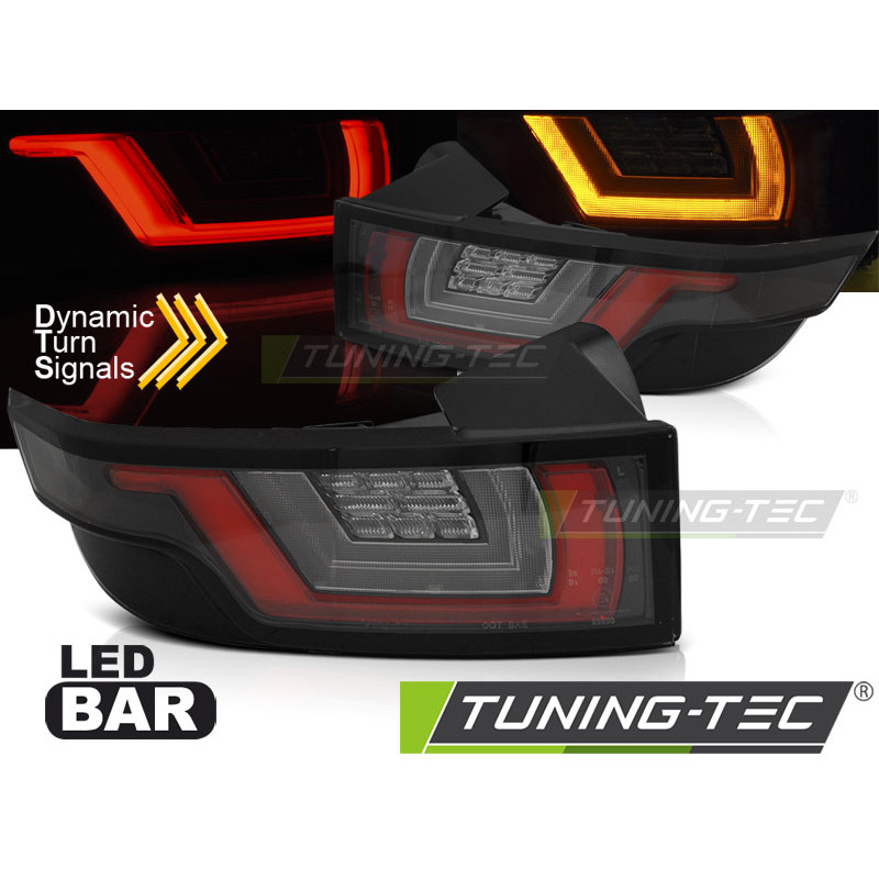 Fanali Posteriori LED Nero Rosso/bianco per Land Rover Range Rover Evoque 2011-2018 (Cod. TT-LDLR12)