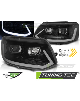 Fari Anteriori Nero per Volkswagen T5 2010-2015 (Cod. TT-LPVWR7)