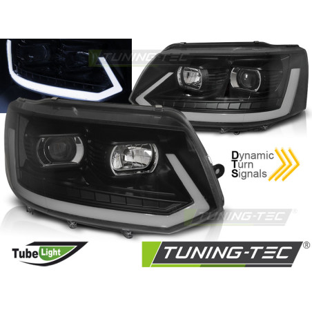 Fari Anteriori Nero per Volkswagen T5 2010-2015 (Cod. TT-LPVWR7)