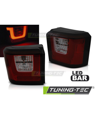 Fanali Posteriori LED Rosso Fumé per Volkswagen T4 1990-03/2003 (Cod. TT-LDVWM1)