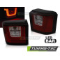 Fanali Posteriori LED Rosso Fumé per Volkswagen T4 1990-03/2003 (Cod. TT-LDVWM1)