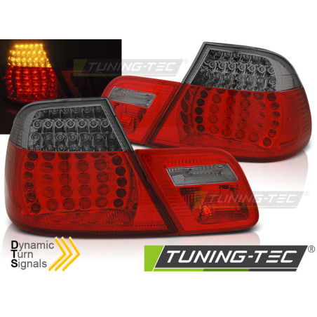 Fanali Posteriori LED Rosso Fumé per BMW E46 04/1999-03/2003 (Cod. TT-LDBMI0)