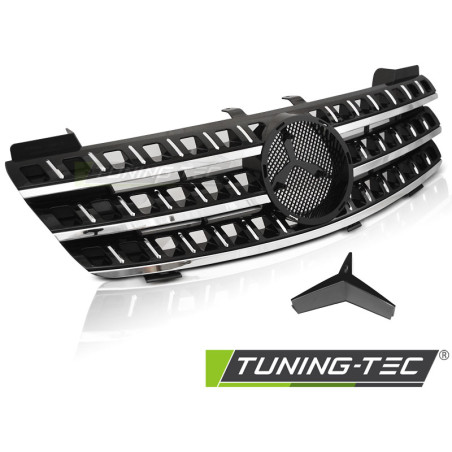 Griglia Frontale Cromato Nero per Mercedes-Benz W164 2005-2008 (Cod. TT-GRME28)