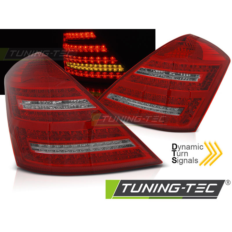 Fanali Posteriori LED Rosso/bianco per Mercedes-Benz W221 S-klasa 2005-2009 (Cod. TT-LDMED0)