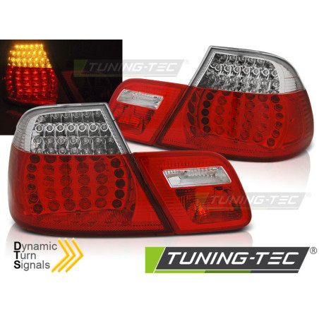 Fanali Posteriori LED Rosso/bianco per BMW E46 04/1999-03/2003 (Cod. TT-LDBMH9)