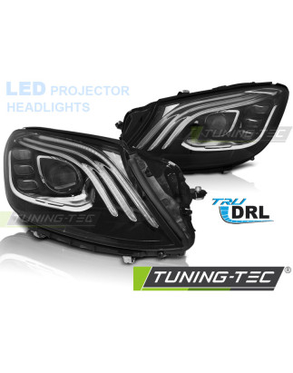 Fari Anteriori LED Nero per Mercedes-Benz W222 2013-2017 (Cod. TT-LPMEC7)