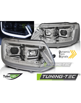 Fari Anteriori Cromato per Volkswagen T5 2010-2015 (Cod. TT-LPVWR6)