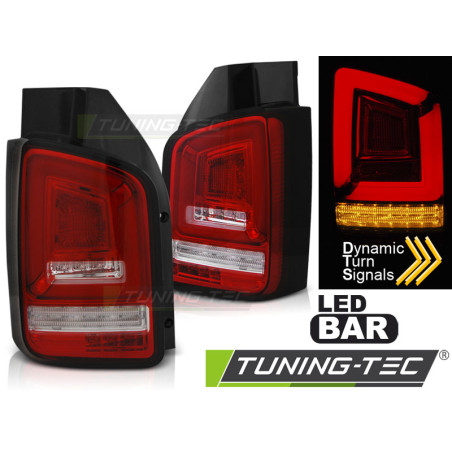 Fanali Posteriori LED per Volkswagen T5 2010-2015 (Cod. TT-LDVWL6)