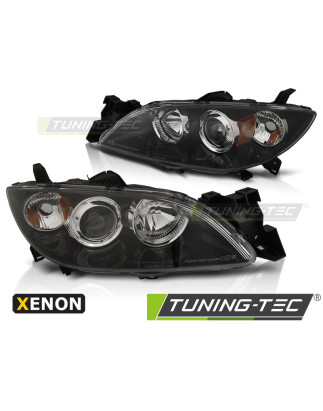 Fanali Posteriori Nero per Mazda 3 4D Xenon 2003-2009 (Cod. TT-LPMA14)