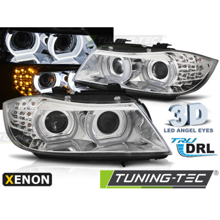 Fari Anteriori Angel Eyes per BMW E90/E91 2009-2011 (Cod. TT-LPBML1)