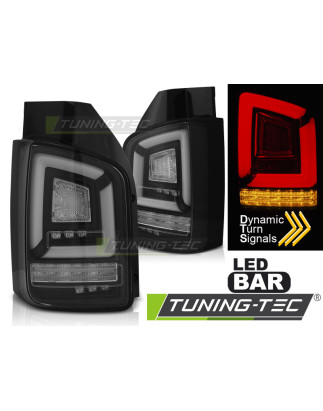 Fanali Posteriori LED Nero per Volkswagen T5 2010-2015 (Cod. TT-LDVWL9)