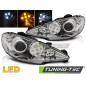 Fari Anteriori Angel Eyes per Peugeot 206 Dal 2002 (Cod. TT-LPPE50)