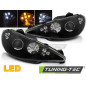 Fari Anteriori Angel Eyes per Peugeot 206 Dal 2002 (Cod. TT-LPPE51)
