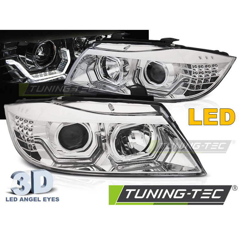 Fari Anteriori Angel Eyes per BMW E90/E91 2005-2008 (Cod. TT-LPBMK7)