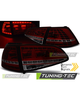 Fanali Posteriori LED Rosso Fumé per Volkswagen Golf 7 2013-2017 (Cod. TT-LDVWM4)