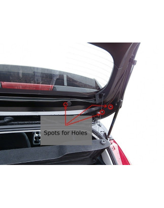 Spoiler tetto (RS Look) Ford Fiesta Mk7 / Mk7 FL (Cod. M-FO-FI-7-RS-D2F)