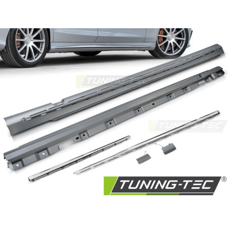 Minigonne Laterali Cromato per Mercedes-Benz S-klasa W222 Long Version 2013-2018 (Cod. TT-PGME13)