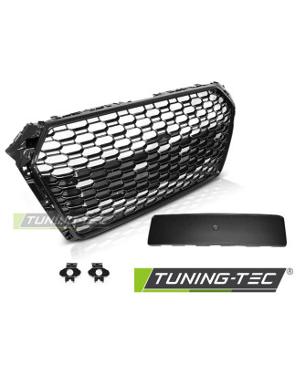 Griglia Frontale Nero Lucido Nero per Audi A4 B9 2015-2019 (Cod. TT-GRAU73)