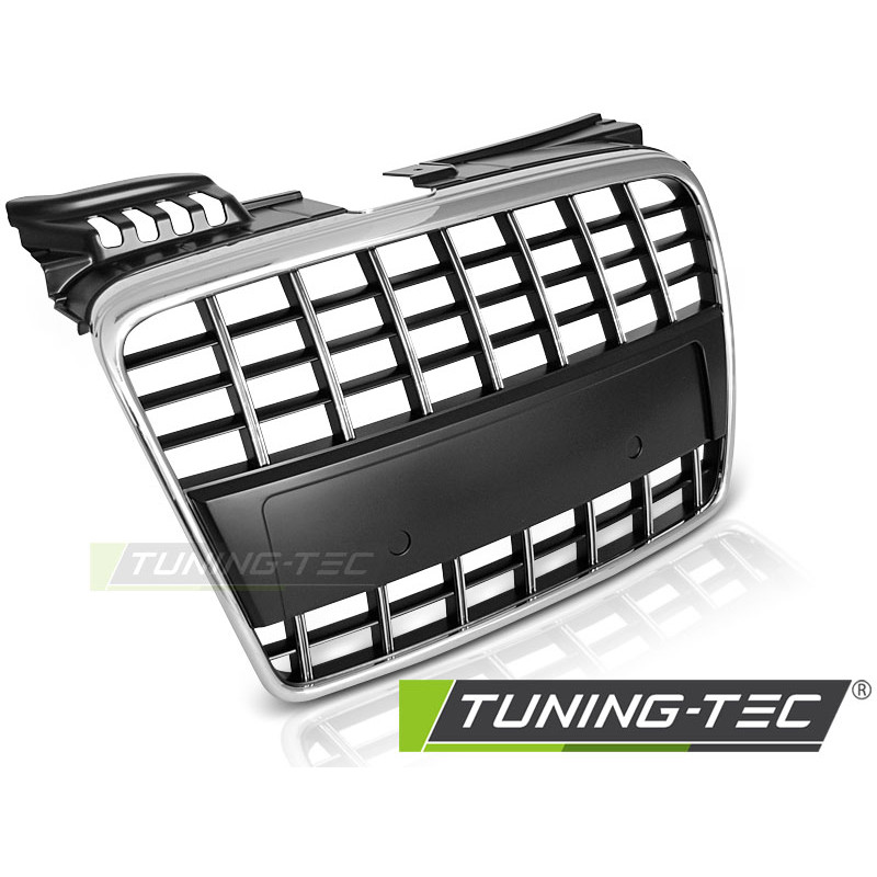 Griglia Frontale Cromato Nero per Audi A4 B7 2004-2008 (Cod. TT-GRAU69)