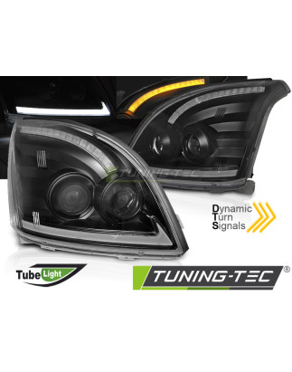 Fanali Posteriori LED Nero per Toyota Land Cruiser 120 Seq 2003-2009 (Cod. TT-LPTO38)