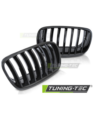 Griglia Frontale Nero Lucido Nero per BMW X5 E70 X6 E71 Dal 2008 (Cod. TT-GRBMD1)