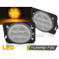 Fanali Posteriori LED Cromato per Chrysler Jeep Wrangler Jk 2007-2018 (Cod. TT-KBCH01)