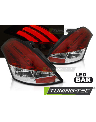 Fanali Posteriori LED Rosso/bianco per Suzuki Swift V 2010-2017 (Cod. TT-LDSI15)