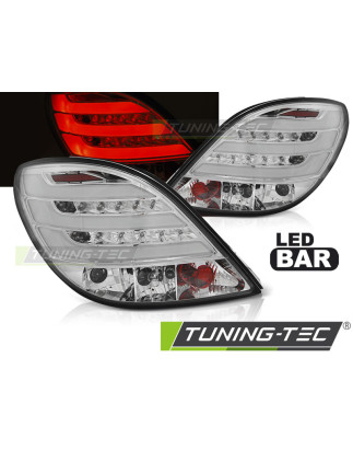 Fanali Posteriori LED Cromato per Peugeot 207 3D/5D 05/2006-06/2009 (Cod. TT-LDPE23)