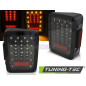 Fanali Posteriori LED Nero per Chrysler Jeep Wrangler Jk 2007-2018 (Cod. TT-LDCH25)