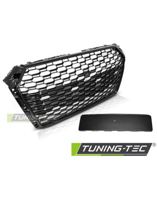 Griglia Frontale Nero Lucido Nero per Audi A4 B9 2015-2019 (Cod. TT-GRAU75)