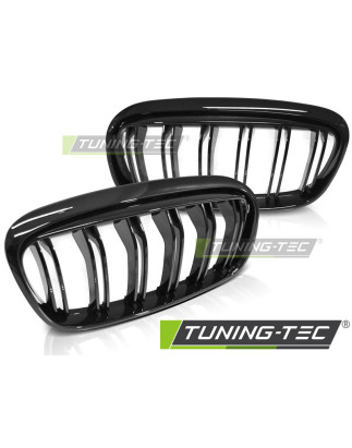 Griglia Frontale Nero Lucido Doppia Barra Nero per BMW F45/F46 2014-2018 (Cod. TT-GRBMA0)