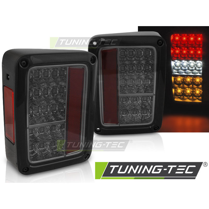 Fanali Posteriori LED per Chrysler Jeep Wrangler Jk 2007-2018 (Cod. TT-LDCH24)