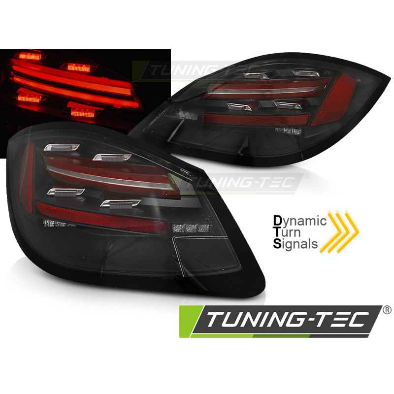 Fanali Posteriori LED Nero per Porsche Boxster/cayman 987 2009-2012 (Cod. TT-LDPO22)
