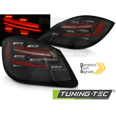 Fanali Posteriori LED Nero per Porsche Boxster/cayman 987 2009-2012 (Cod. TT-LDPO22)