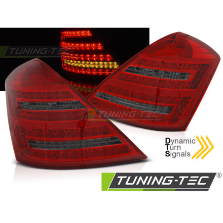 Fanali Posteriori LED Rosso Fumé per Mercedes-Benz W221 S-klasa 2005-2009 (Cod. TT-LDMED1)