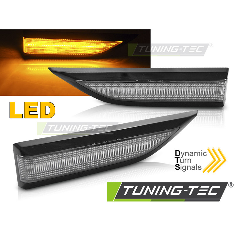 Indicatori Laterali LED Nero per Volkswagen Transporter T6 2015-2019 (Cod. TT-KBVW11)