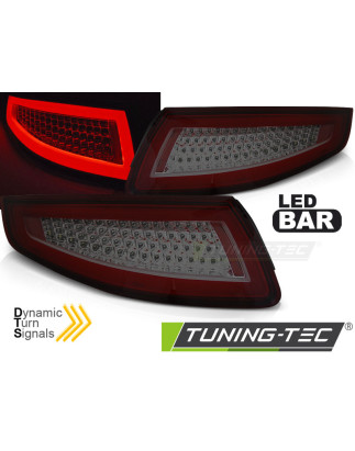 Fanali Posteriori LED Rosso Fumé per Porsche 911 997 2004-2009 (Cod. TT-LDPO27)