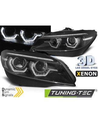 Fari Anteriori Luci Diurne DRL LED Nero per BMW Z4 E89 2009-2013 (Cod. TT-LPBML4)