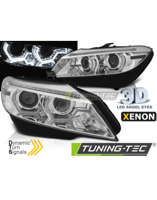 Fari Anteriori Luci Diurne DRL LED Cromato per BMW Z4 E89 2009-2013 (Cod. TT-LPBMM7)