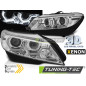 Fari Anteriori Luci Diurne DRL LED Cromato per BMW Z4 E89 2009-2013 (Cod. TT-LPBMM7)