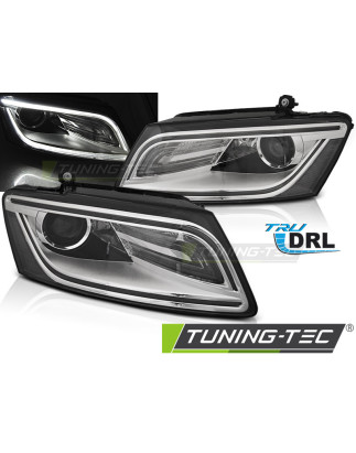 Fari Anteriori Luci Diurne DRL Cromato per Audi Q5 08/2012-2017 (Cod. TT-LPAUE8)