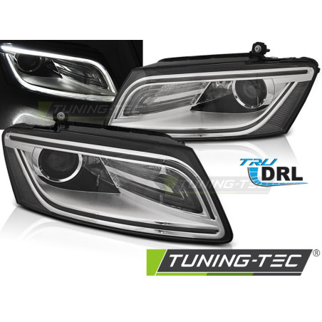 Fari Anteriori Luci Diurne DRL Cromato per Audi Q5 08/2012-2017 (Cod. TT-LPAUE8)
