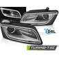 Fari Anteriori Luci Diurne DRL Cromato per Audi Q5 08/2012-2017 (Cod. TT-LPAUE8)