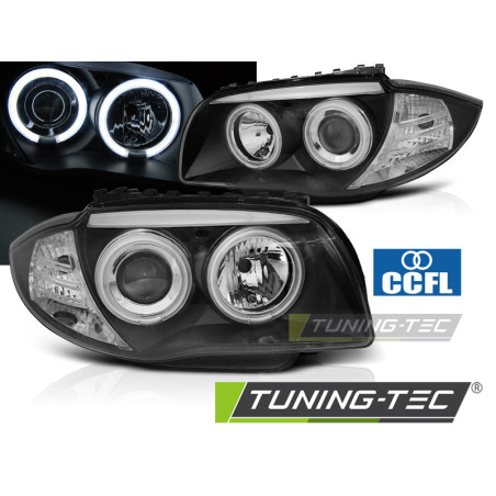 Fari Anteriori Angel Eyes per BMW 1 E87/E81/82/88 2004-2011 (Cod. TT-LPBMM6)