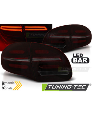 Fanali Posteriori LED Rosso Fumé per Porsche Cayenne 2010-2015 (Cod. TT-LDPO34)
